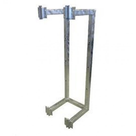 Wall-mount Lattice Tower Mast Holder 100cm Double, Distance From Wall 15cm