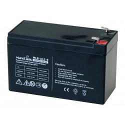 Maxlink Lead Acid Battery Agm 12v 9ah, Faston 6.3mm