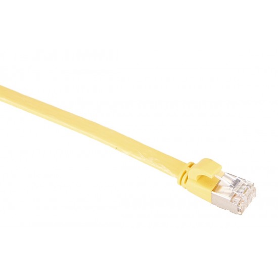 Masterlan Comfort Patch Cable U/ftp, Flat, Cat6a, 5m, Yellow, Lszh